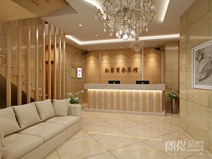 成都如家商務(wù)賓館-前臺效果圖