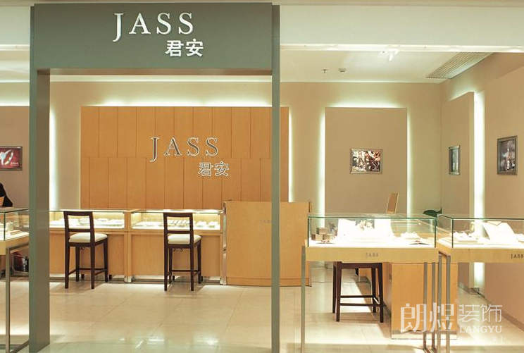 成都君安珠寶店鋪門頭裝修效果圖
