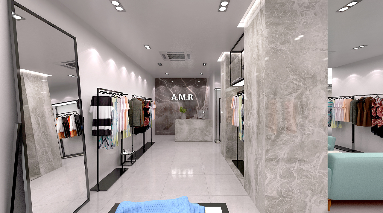服裝店內(nèi)部裝修效果圖