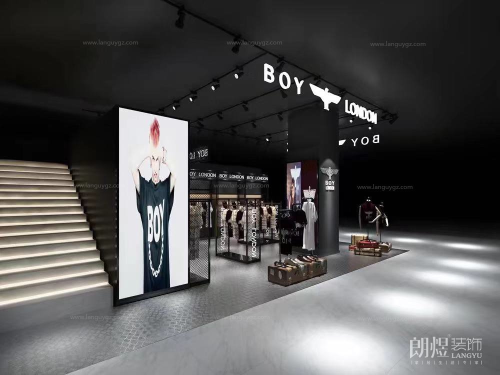 商場男裝店門頭裝修效果圖