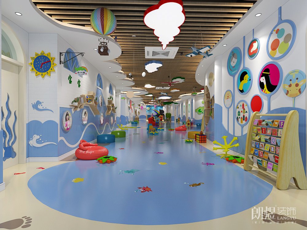 早教幼兒園過道