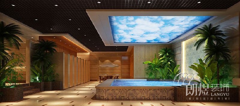洗浴會所裝修設計效果圖