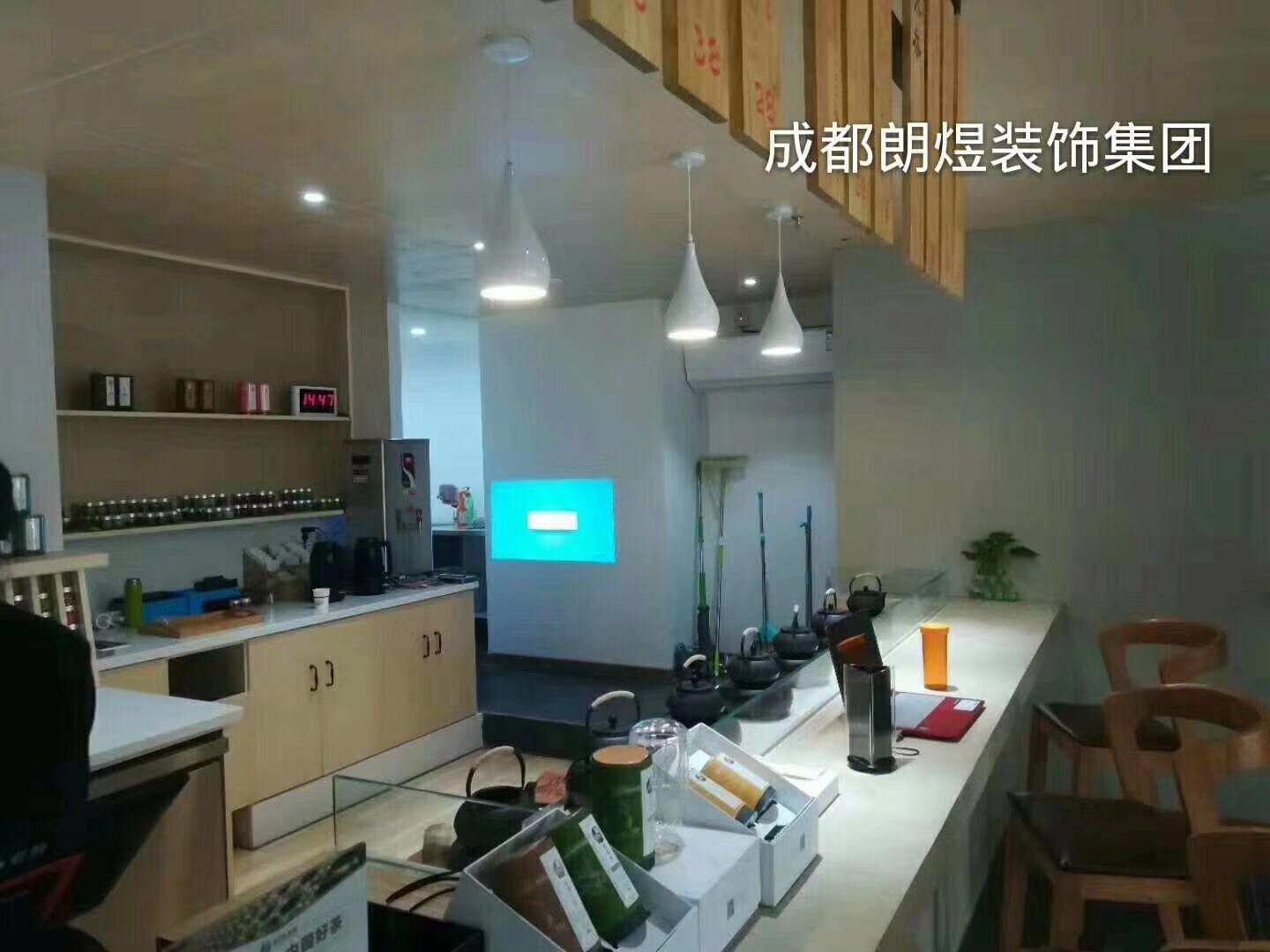 昌寧號茶鋪收銀臺裝修圖