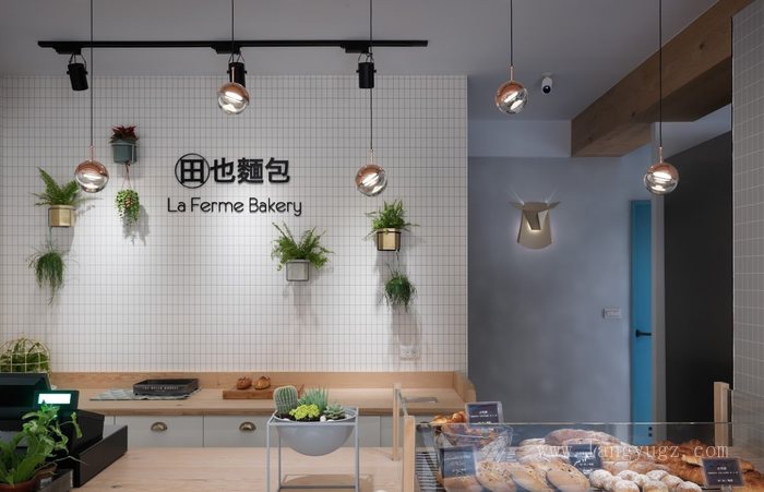 日式面包店形象墻設(shè)計(jì)效果圖