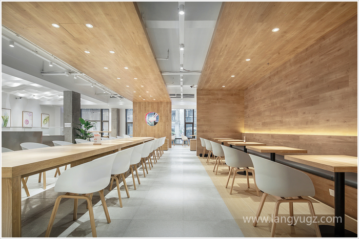 快餐廳公共用餐區(qū)裝修效果圖
